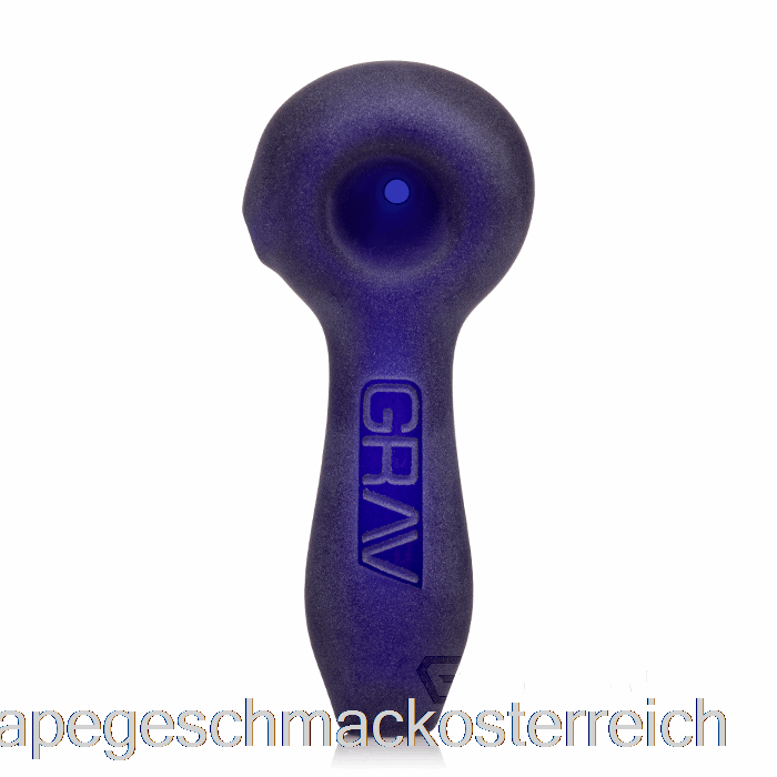 Gravierter Sandgestrahlter Löffel Mit Blauem Vape-Geschmack